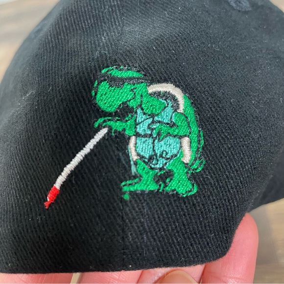 The Blind Turtle Black Baseball Hat - Picture 7 of 12